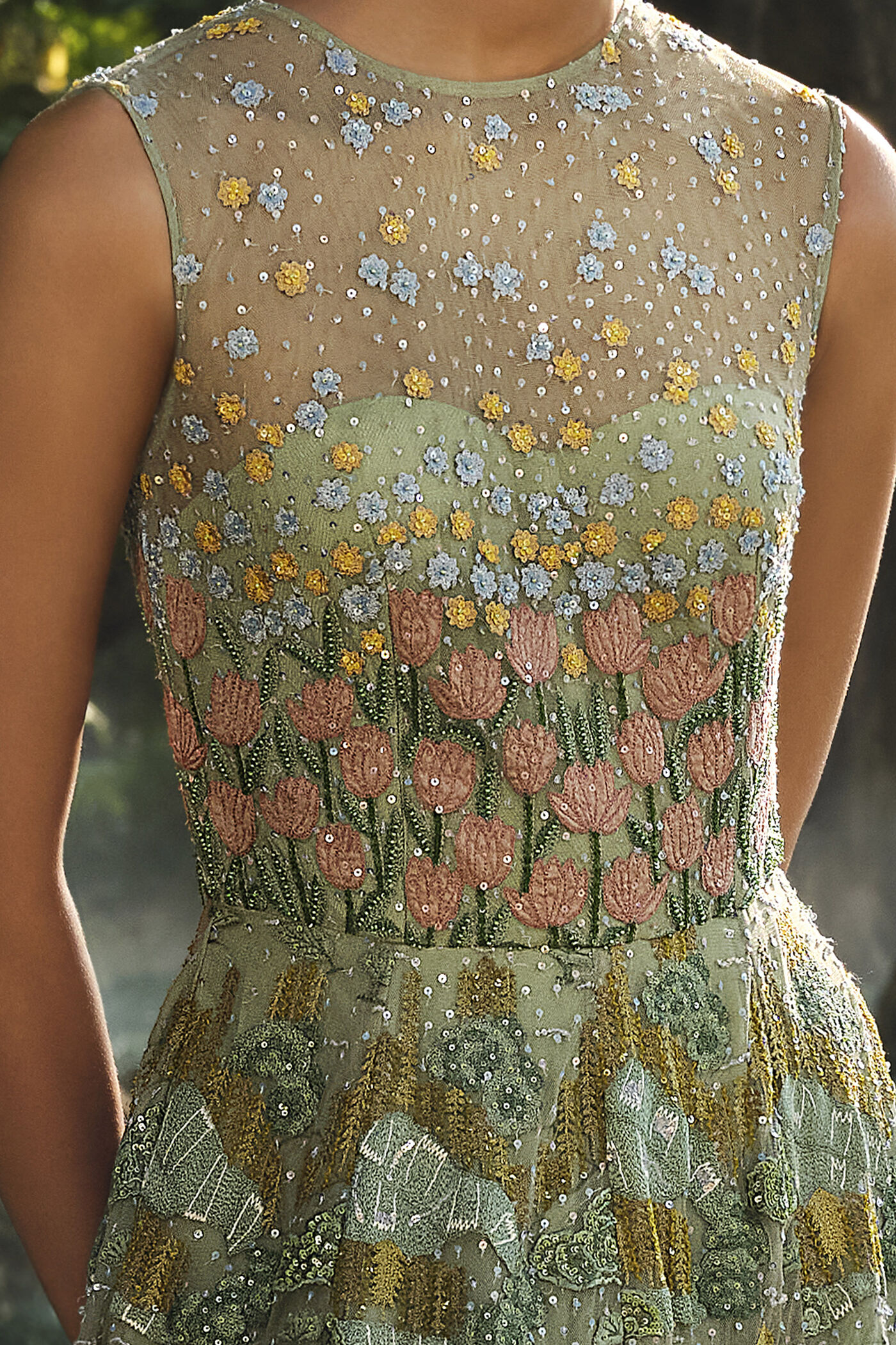 Buy Designer Lakeforest Embroidered Dress - Sage Online for Women from Anita Dongre S25P25_SAGE Buy Designer Lakeforest Embroidered Dress - Sage Online for Women from Anita Dongre S25P25_SAGE