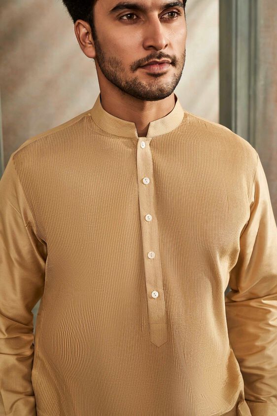 4 - Maanvir Kurta – Gold, image 4