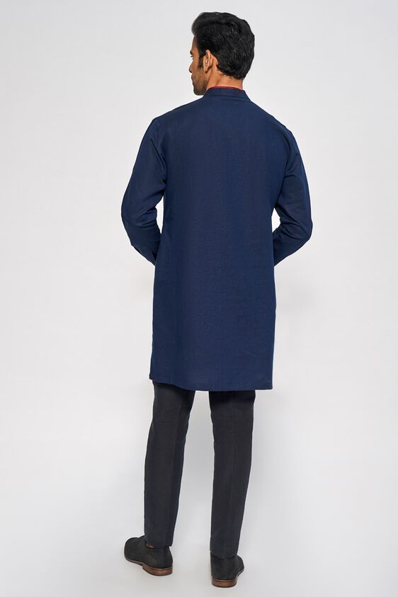 3 - Edhas Kurta – Navy Blue, image 3