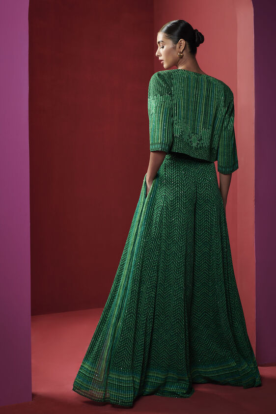 Lysandra Jacket Set, Green, image 2