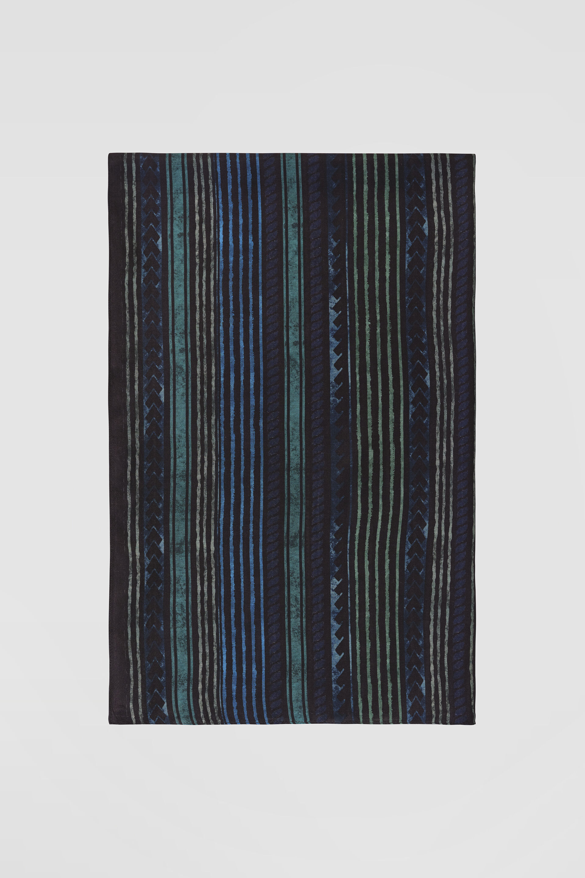 Avis Printed Saree - Black, Black, image 7