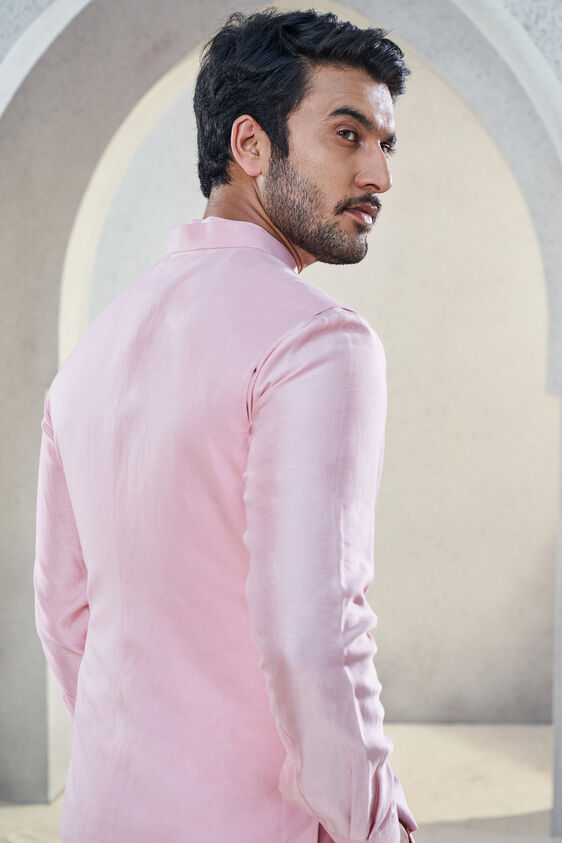 Rayaan Nehru Jacket - Rosewood, Rosewood, image 5