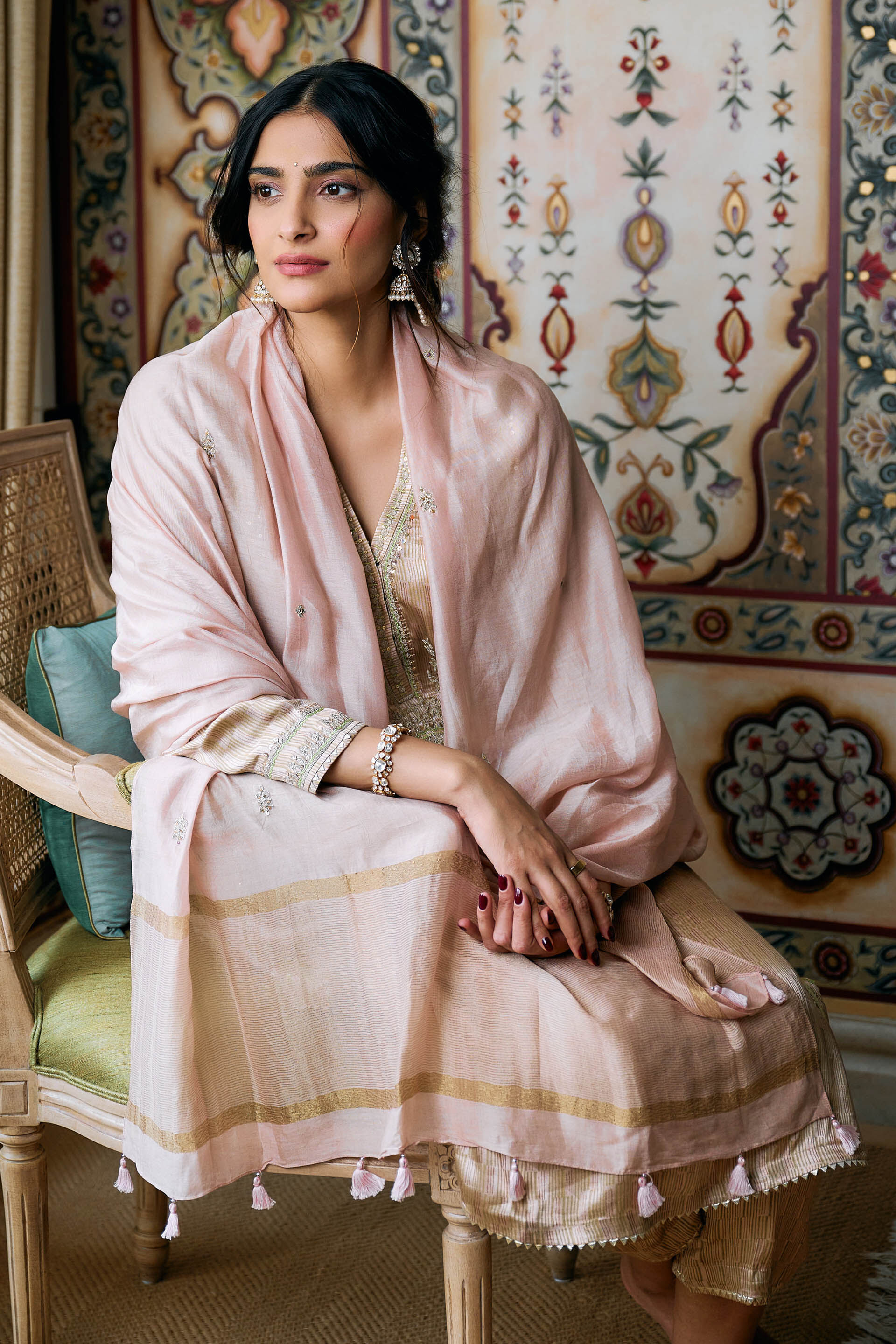 Khwaab Suit Set -Blush, , image 2