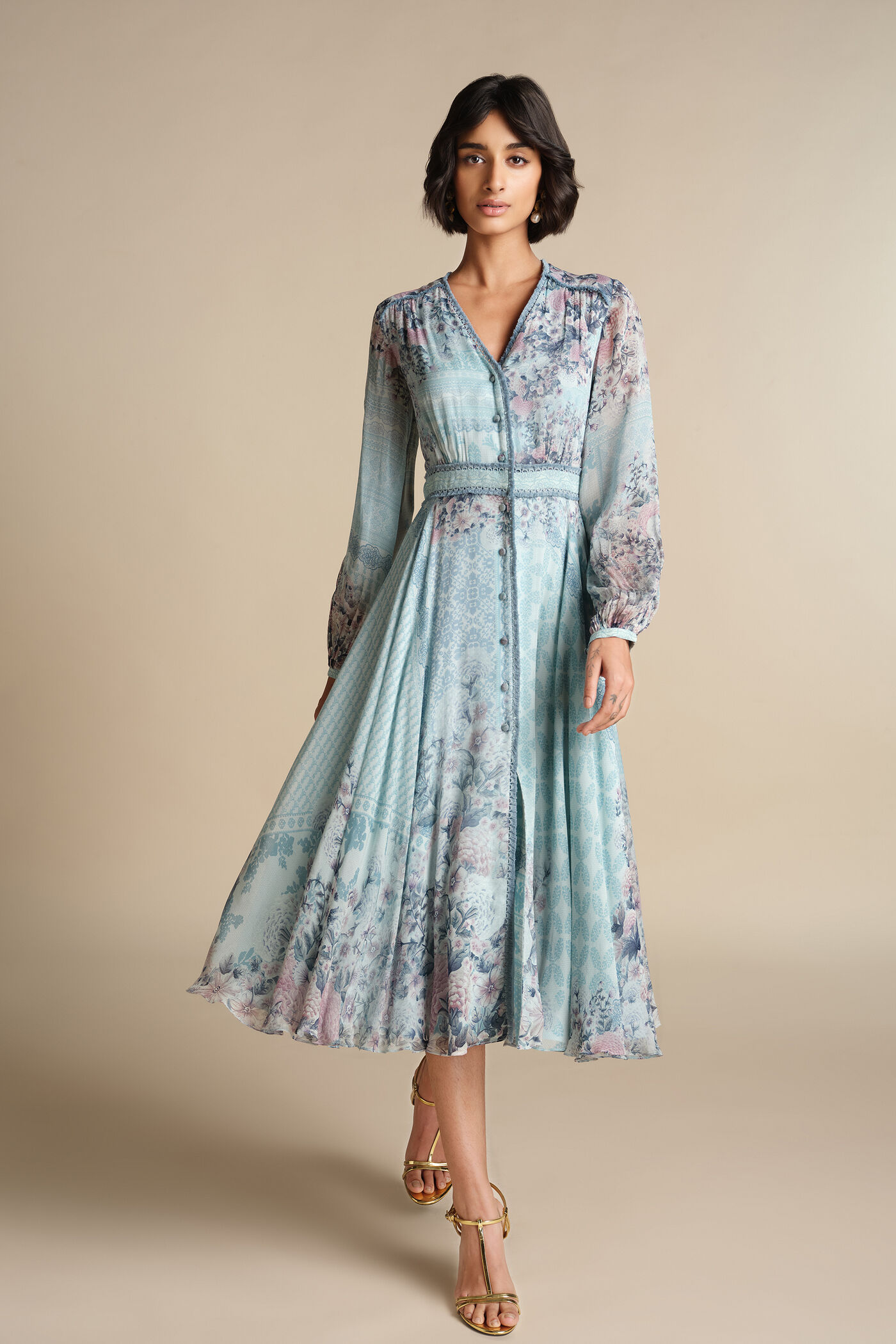Buy Designer Damson Dress - Blue Online for Women from Anita Dongre S25AS7_PWBL Buy Designer Damson Dress - Blue Online for Women from Anita Dongre S25AS7_PWBL