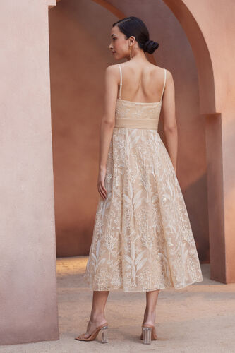 Sherine Dress - Beige, Flesh, image 3