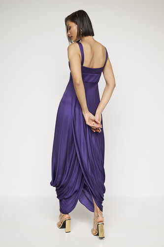 Nikolina Dhoti Dress, Purple, image 2