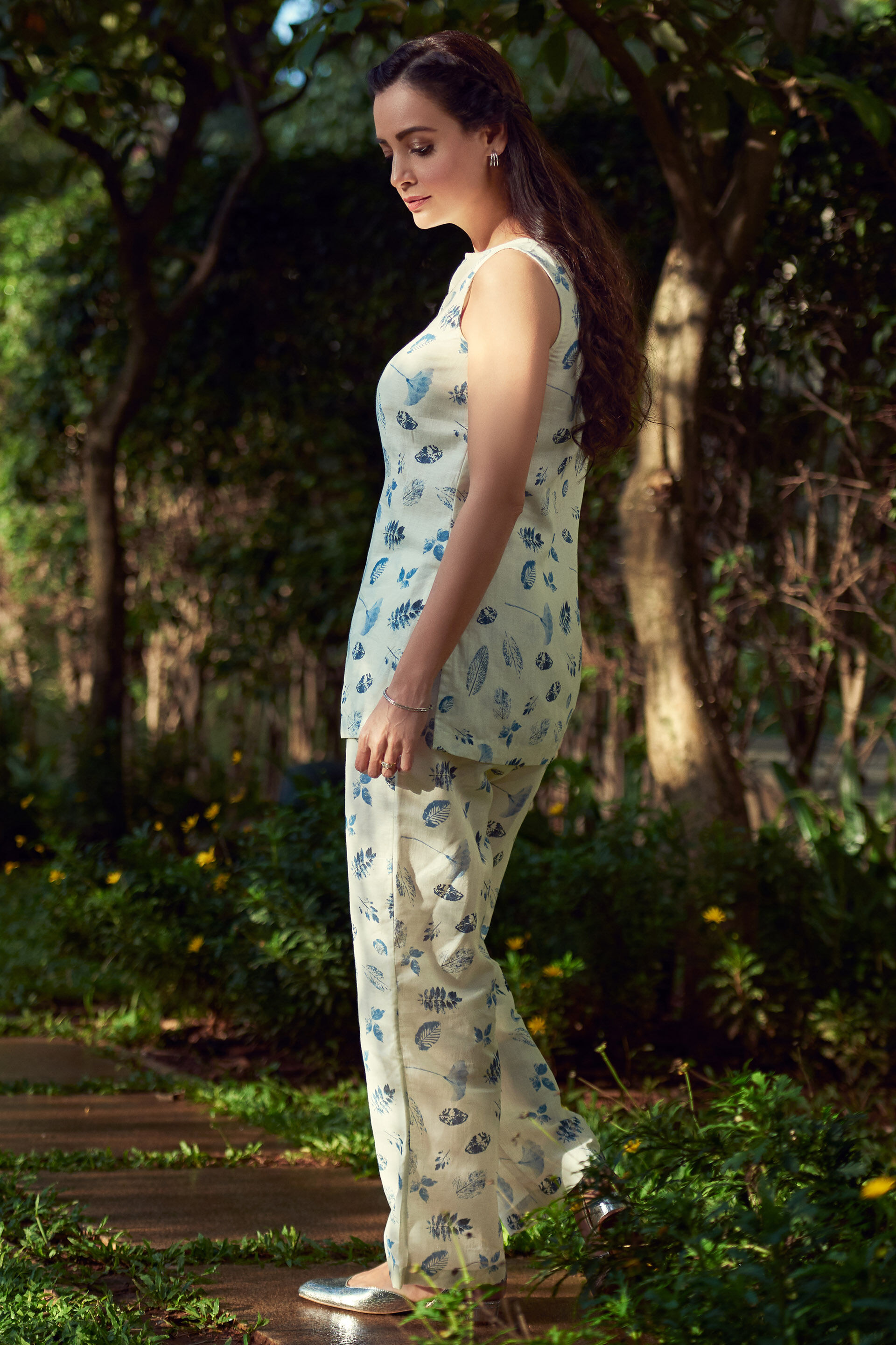 Midsummer Coord Set Blue Leaf - Imprint, , image 3