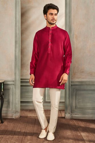 1 - Maanvir Kurta​ - Pink, image 1