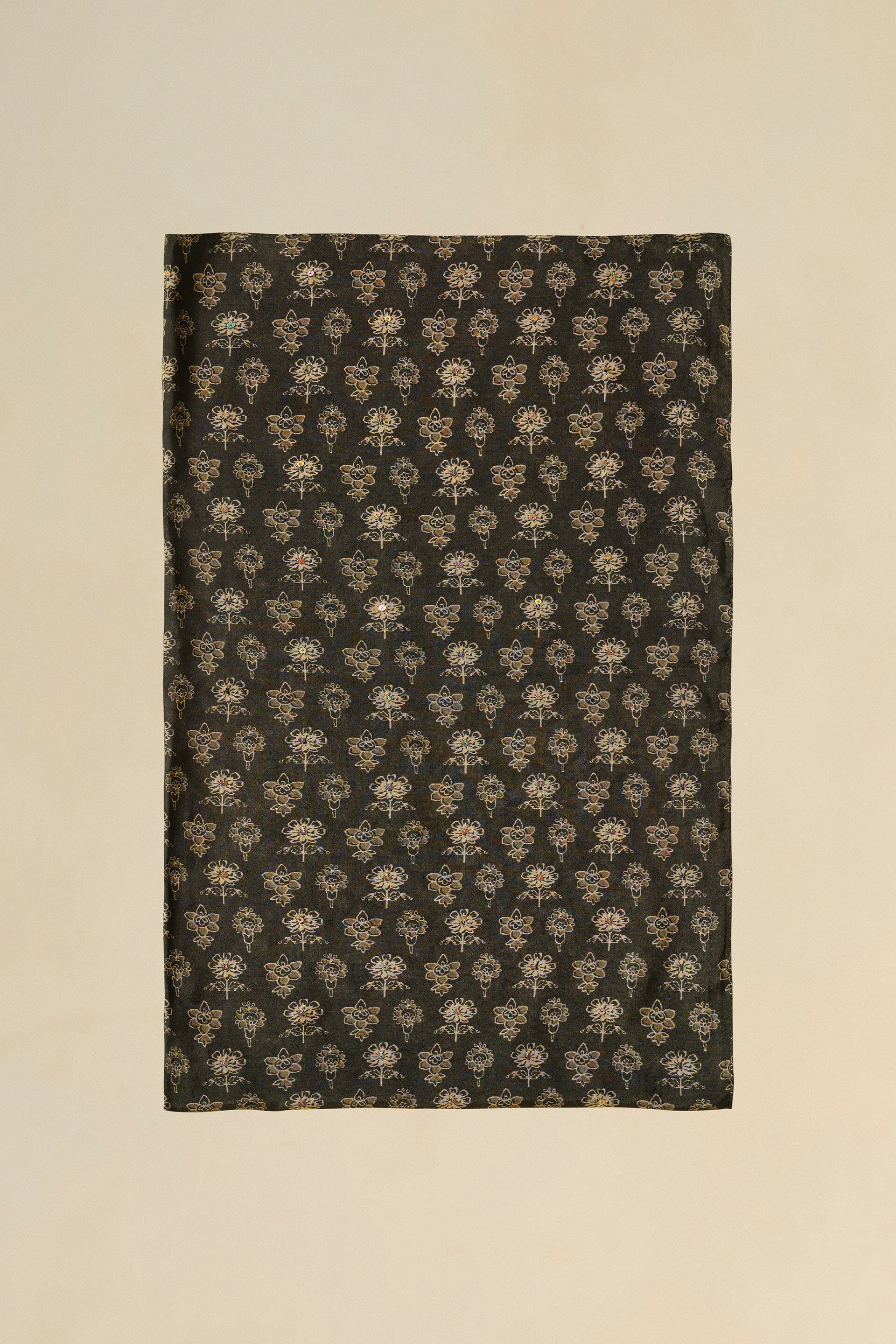 Apramiti Sequin Saree - Green, Green, image 7