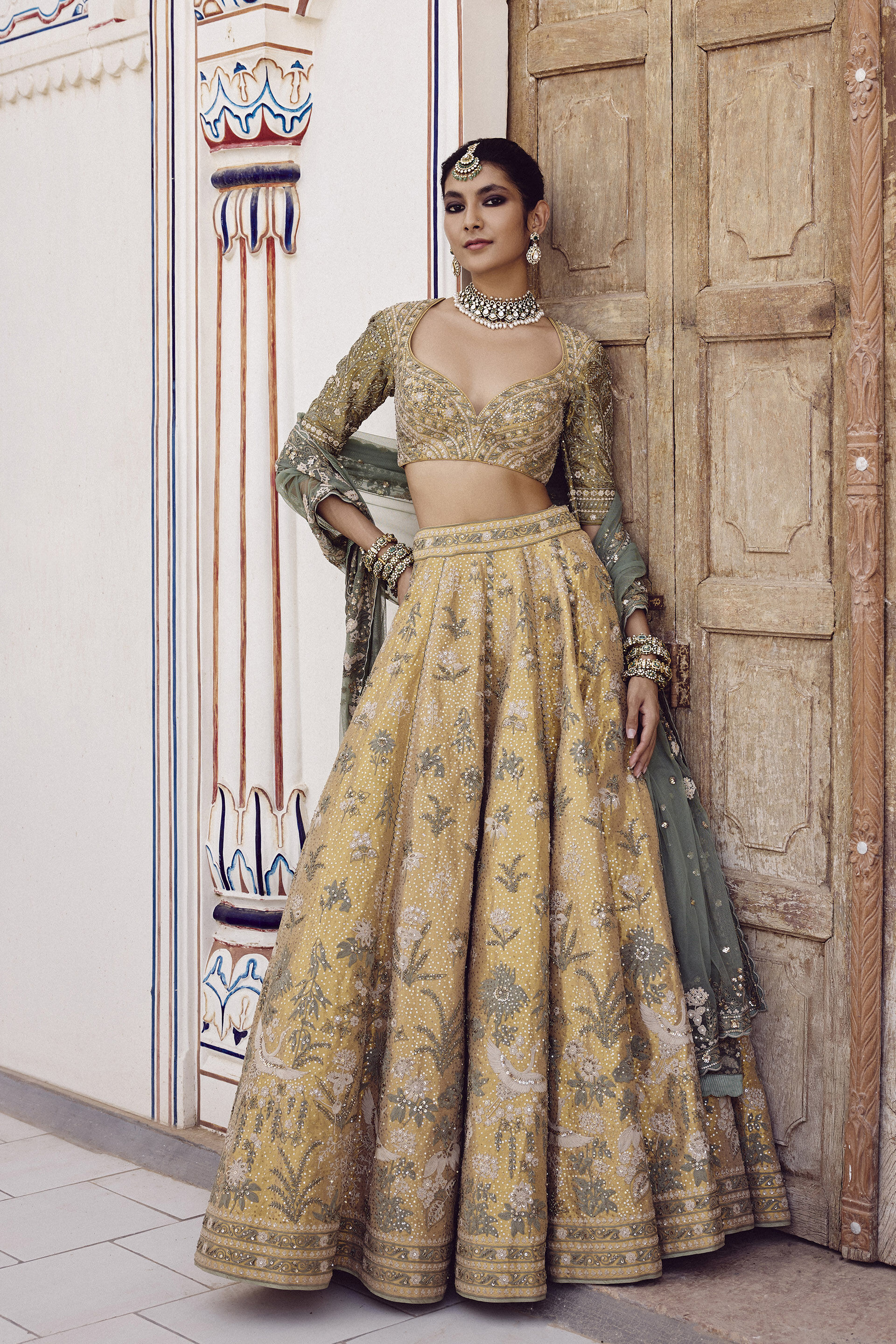 new model wedding lehenga
