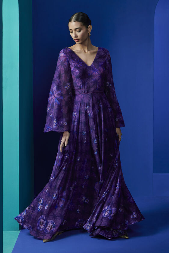 Fialova Gown, Purple, image 3
