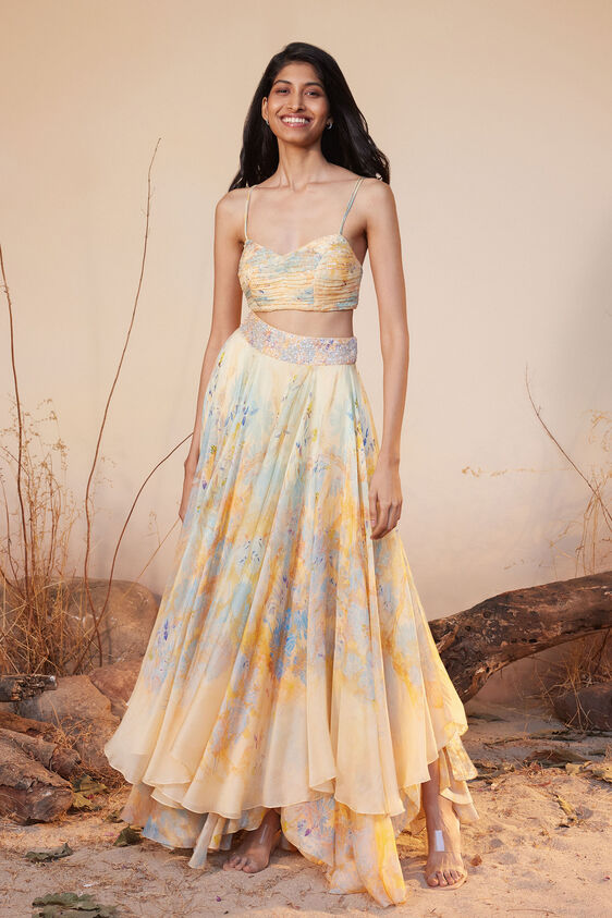 Myza Skirt Set - Yellow, Yellow, image 2