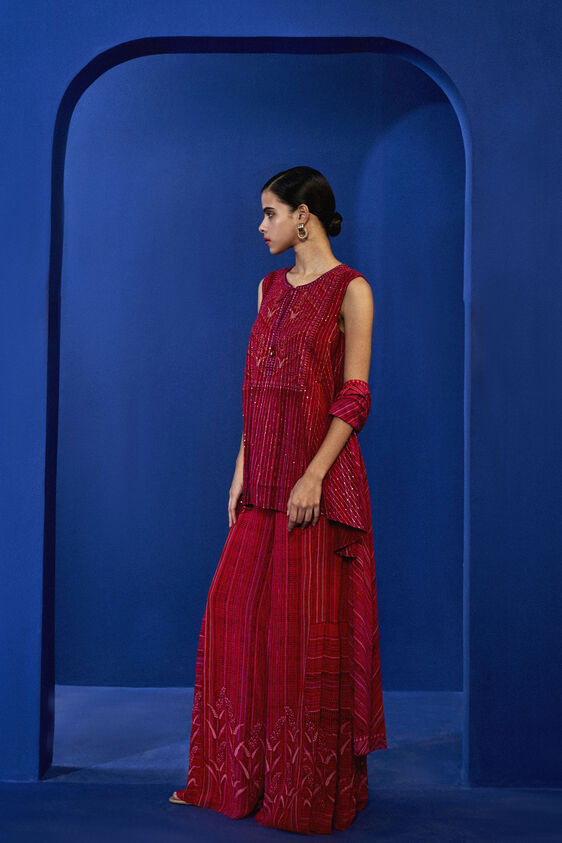 Evanthe Sharara Set, Pink, image 2