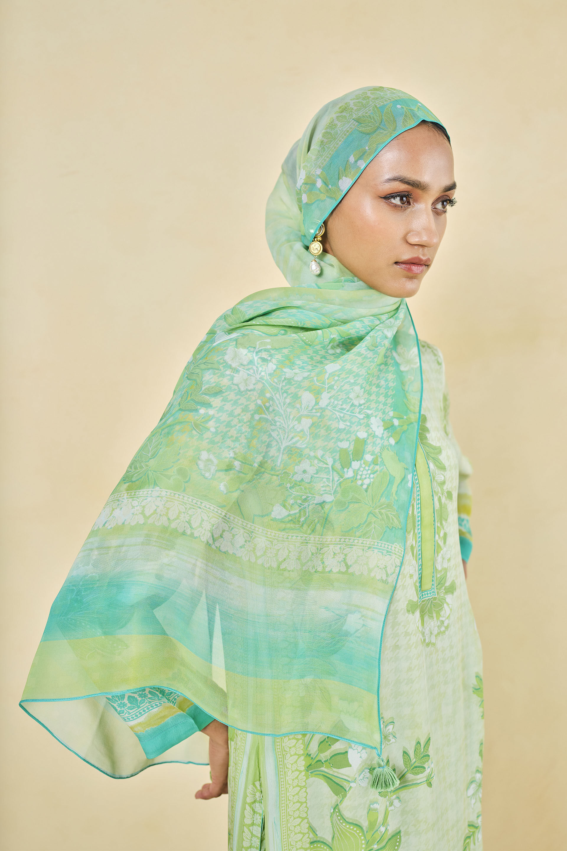 Oreka Scarf - Lime