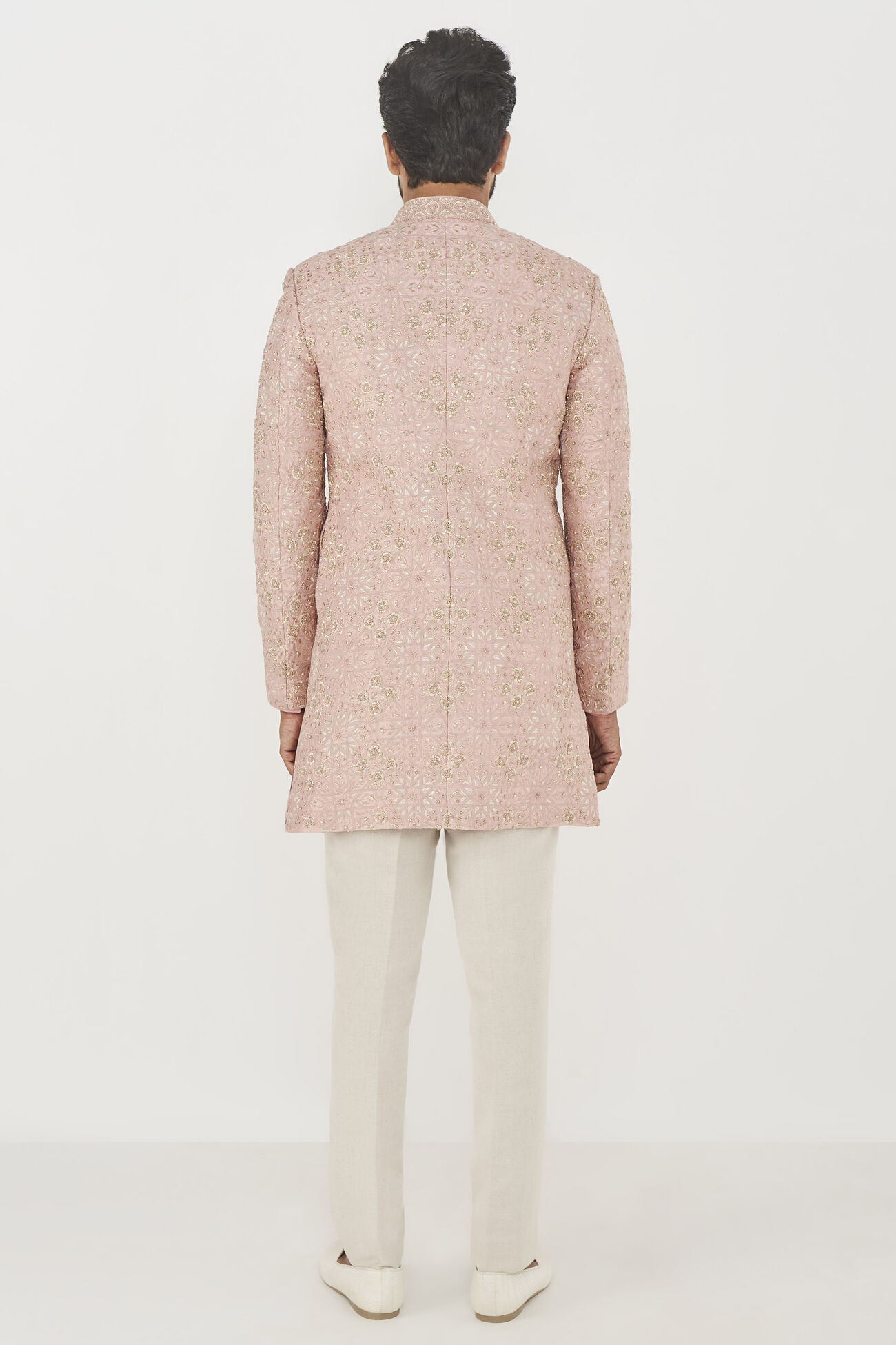 Anishk Sherwani, Pink, image 3