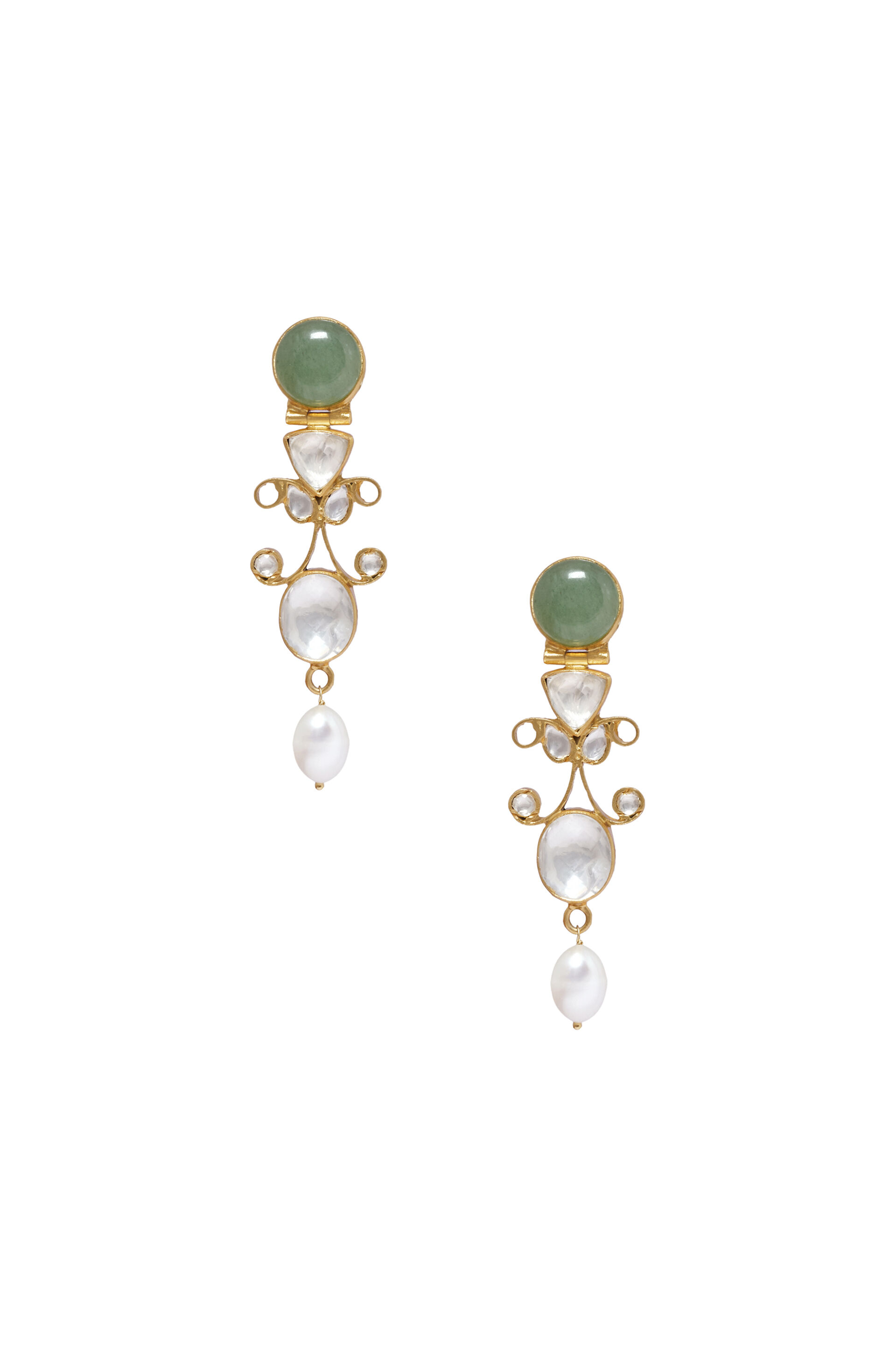 Elnaz Green Earrings, , image 1