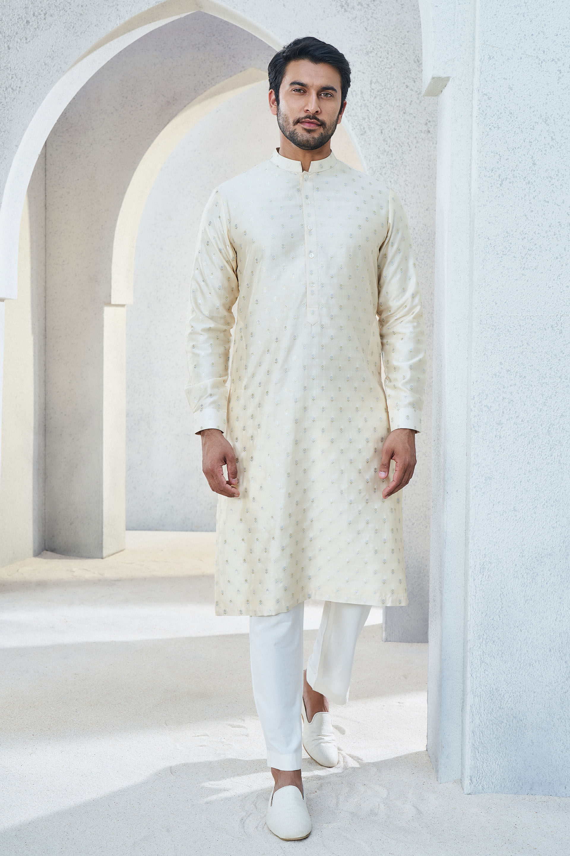 W off white kurta cheap