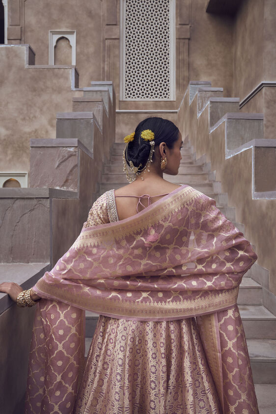 Aniq Lehenga Set, Blush, image 3