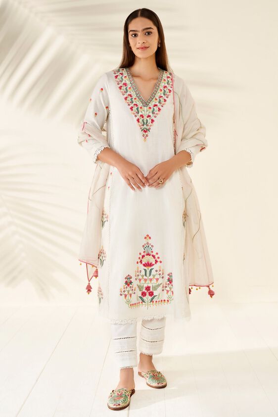 1 - Turvi Kurta Set – Natural, image 1