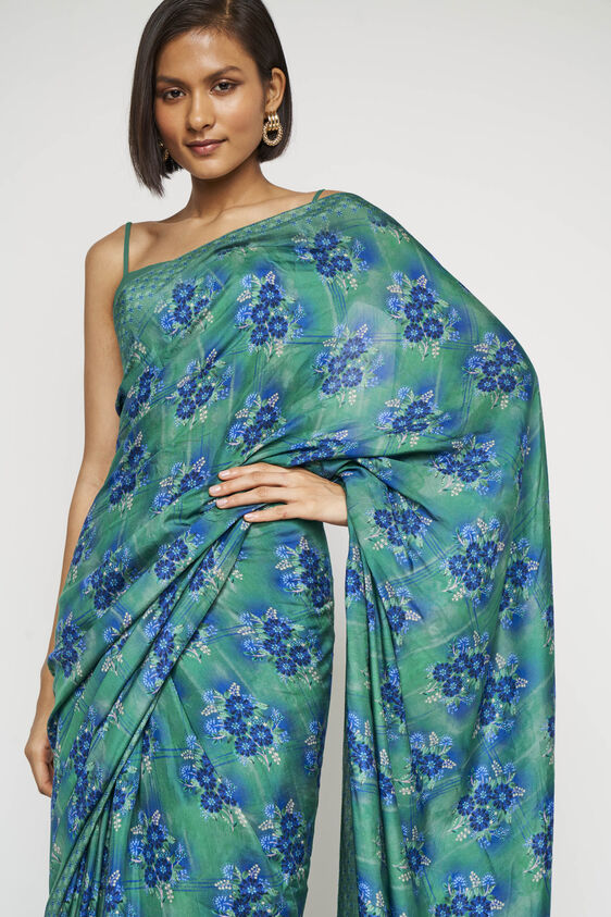 Francesca Saree - Green, , image 4