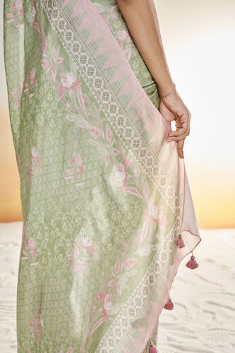 Floriana Saree Set - Sage, Sage, image 6