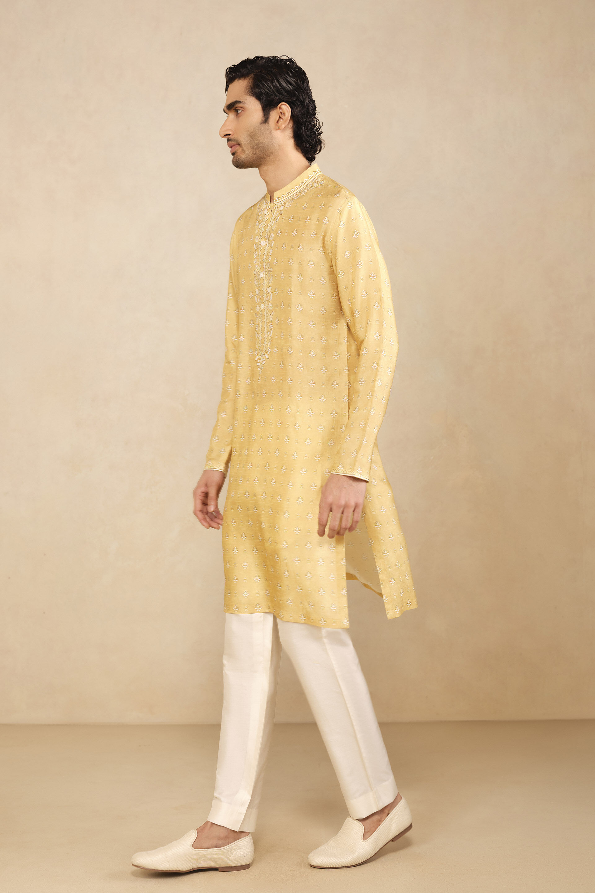 Almog Kurta - Mustard, Mustard, image 3